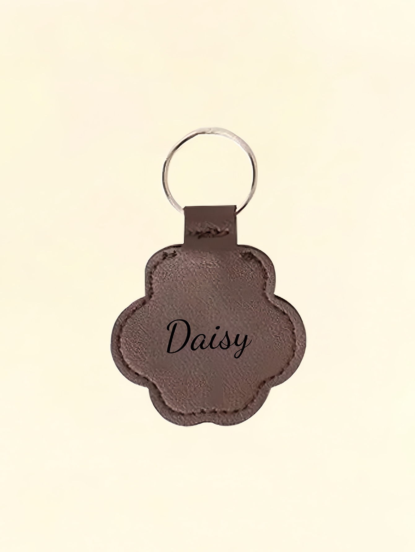 Custom PU Leather Pet Hair Keychain Keepsake Cat and Dog Hair Keychain Memorial Pet Hair Capsule Keychain Souvenir